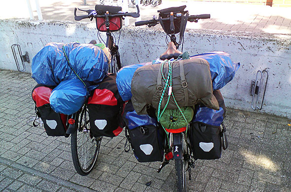 bicycle camping gear