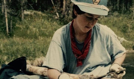 Michelle Bobowick, Interning with SCA in Yellowstone National Park, 1985