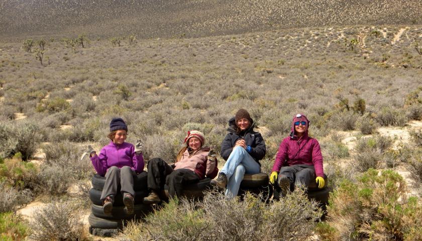 Desert Restoration Corps-Jawbone crew. Ladies Hitch 12.