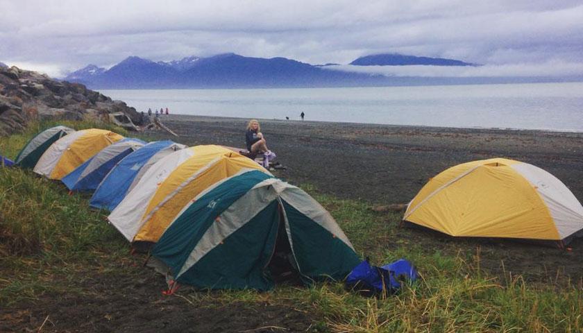 Camping. Photo by Lydia Atchley