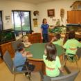 SCA Intern Jennifer Bright teaches conservation to children at the Jacksonville Naval Base